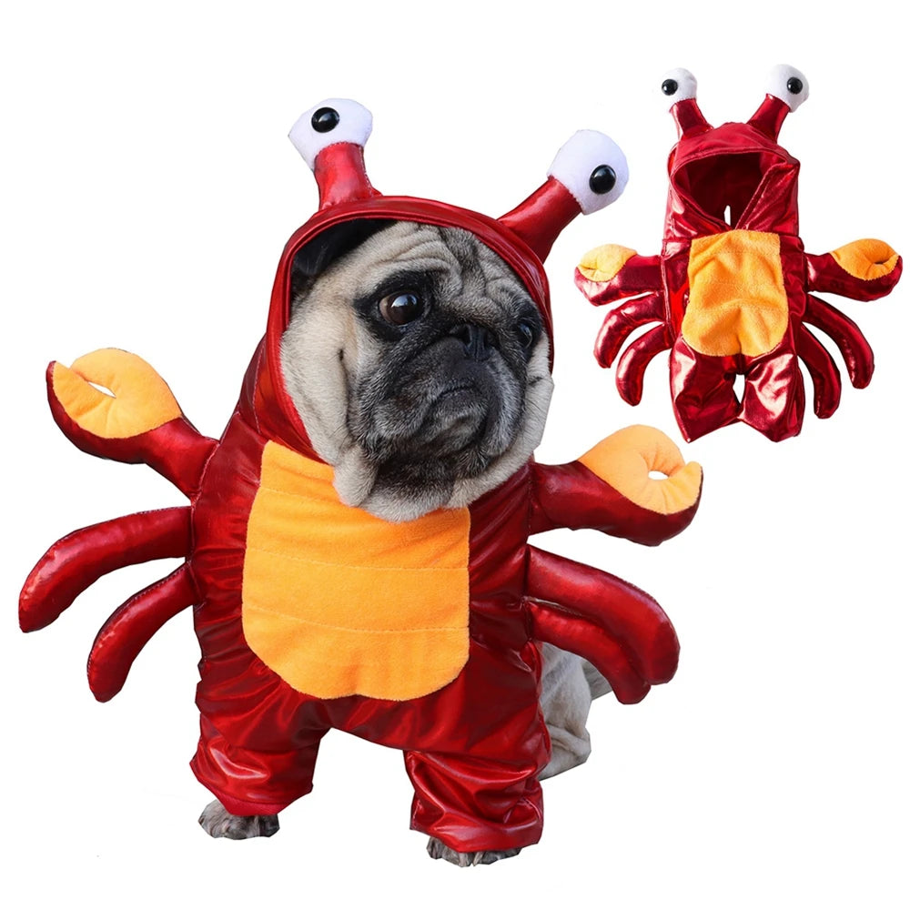 Crab Suit Halloween Pet Costume