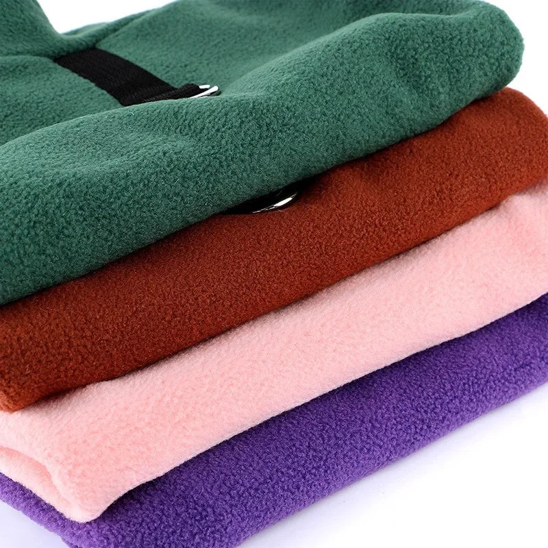 Fleece Dog Coat – Warm Autumn/Winter Sweater for Small Dogs