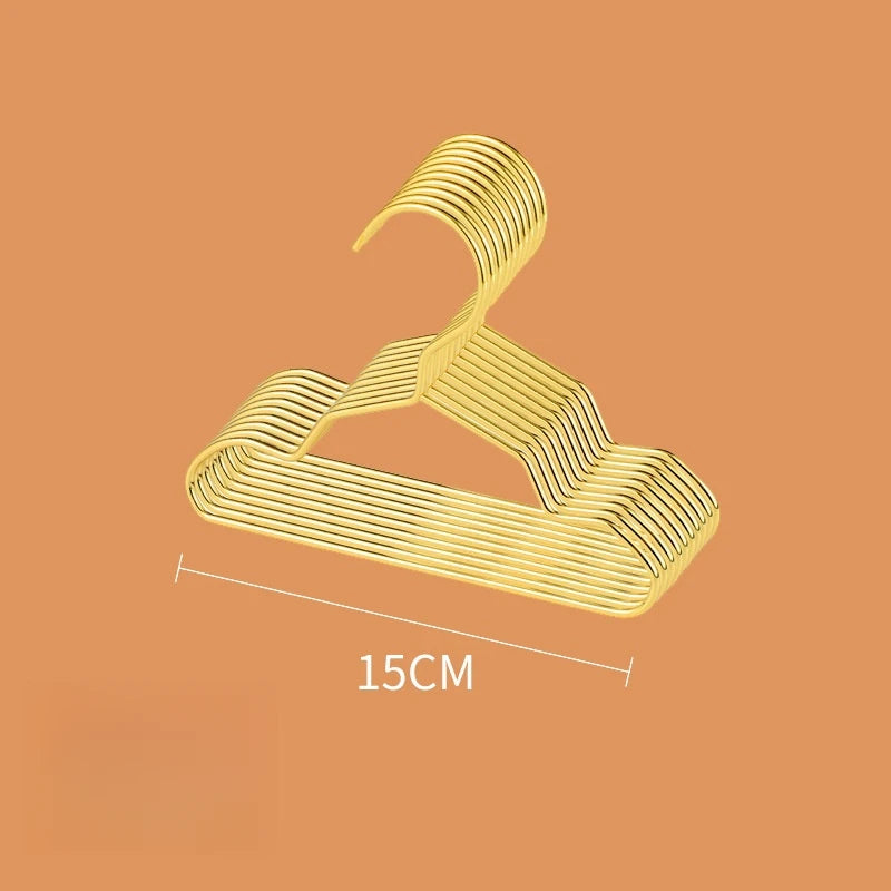 Gold Mini Hangers for Pet Apparel and Dolls