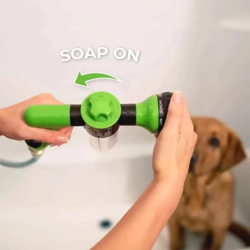 3-Mode High-Pressure Dog Shower & Pet Wash Sprayer